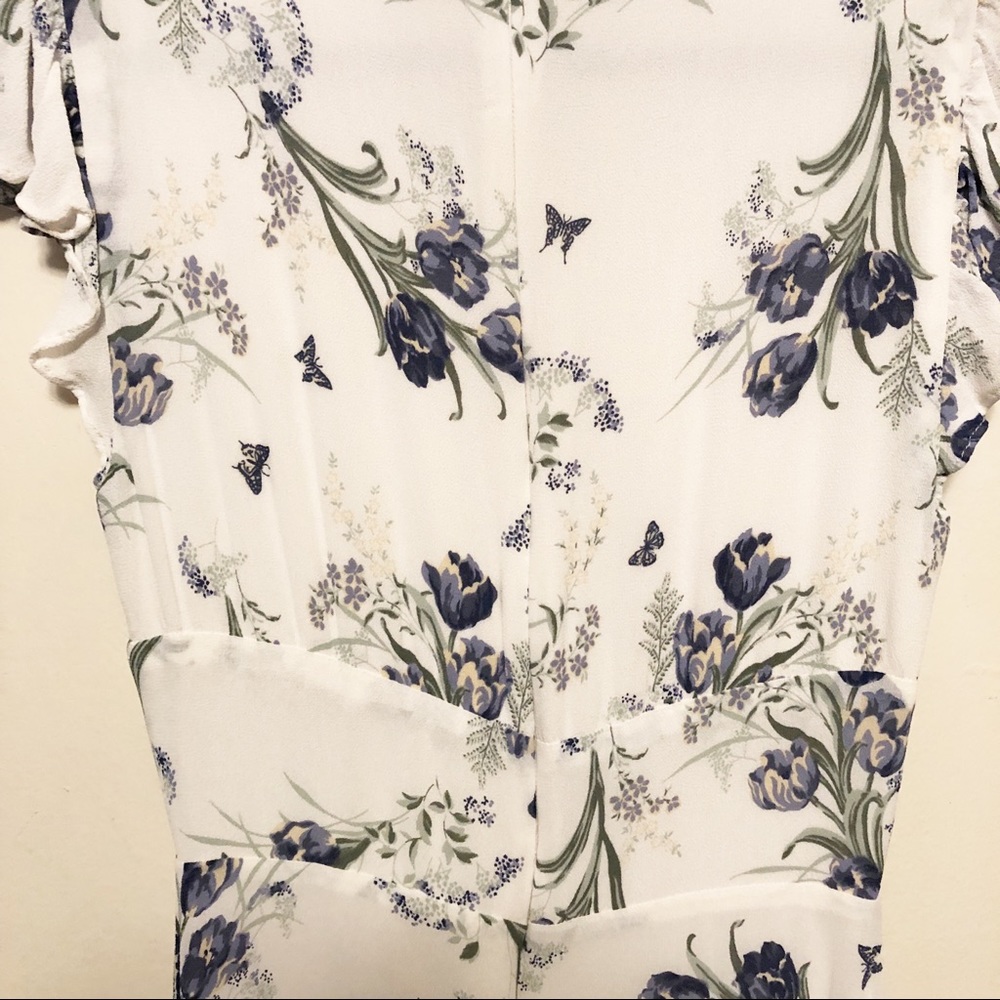 Reformation Riegan Midi Dress Delilah Floral 2 - Picture 9 of 11